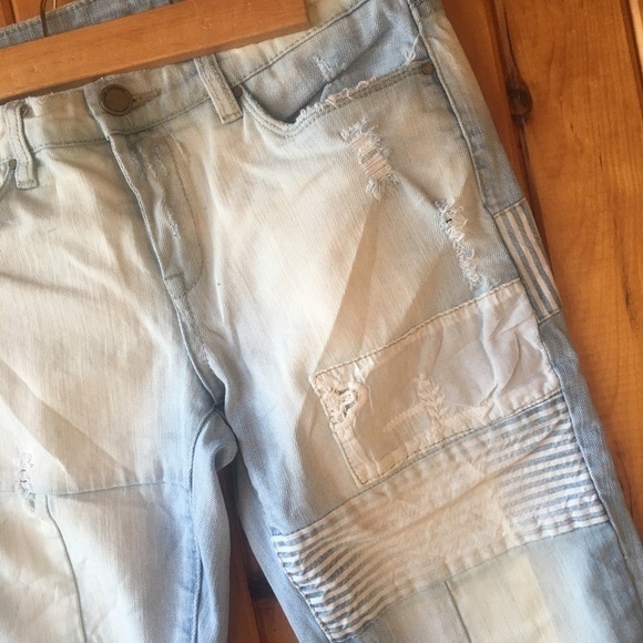 BLANK NYC patchwork distressed jeans - Picture 4 of 14